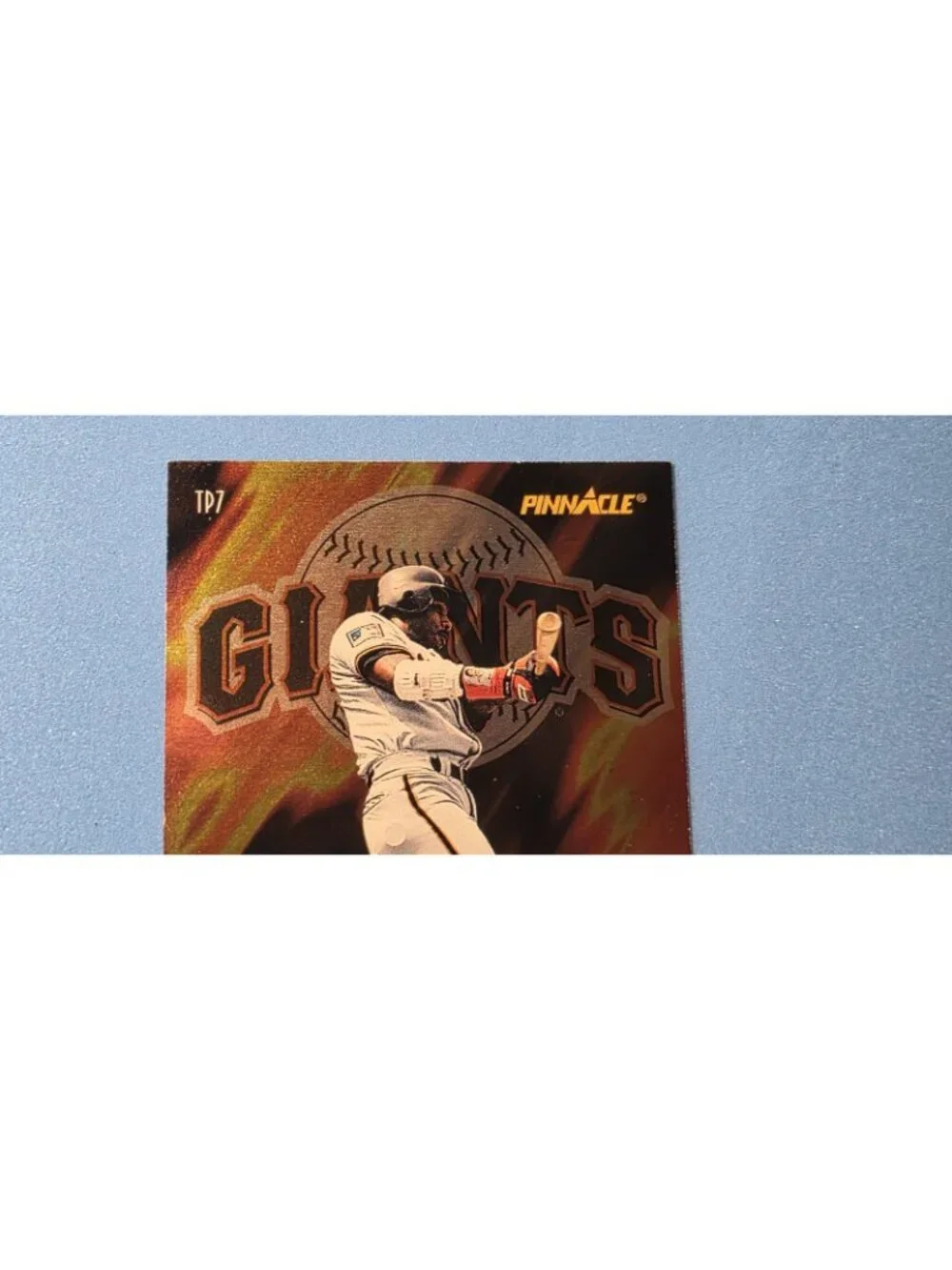 1995 Pinnacle - Team Pinnacle Ken Griffey Jr, Barry Bonds #TP7 Dufex Back